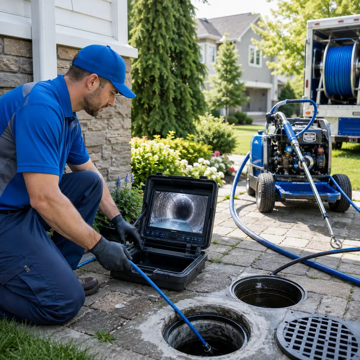 Outdoor drain cleaning professionals serving Swayzee, IN
